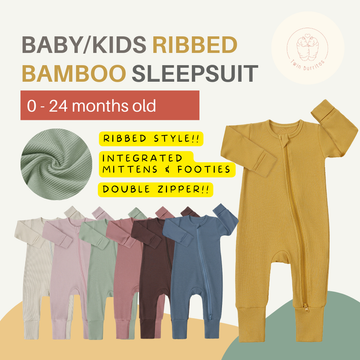 Ribbed Bamboo Sleepsuit (0 to 24 mo)