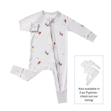 Cone & Cosy - Double Zipper Bamboo Sleepsuit