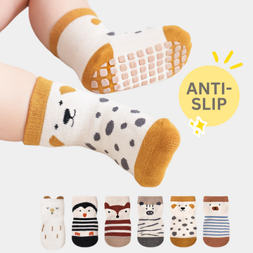 Non-Slip Socks | Woodland Walk (6 Prints)
