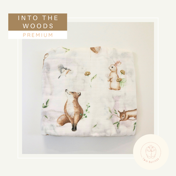 Ultra Soft Bamboo Swaddle - Into The Woods
