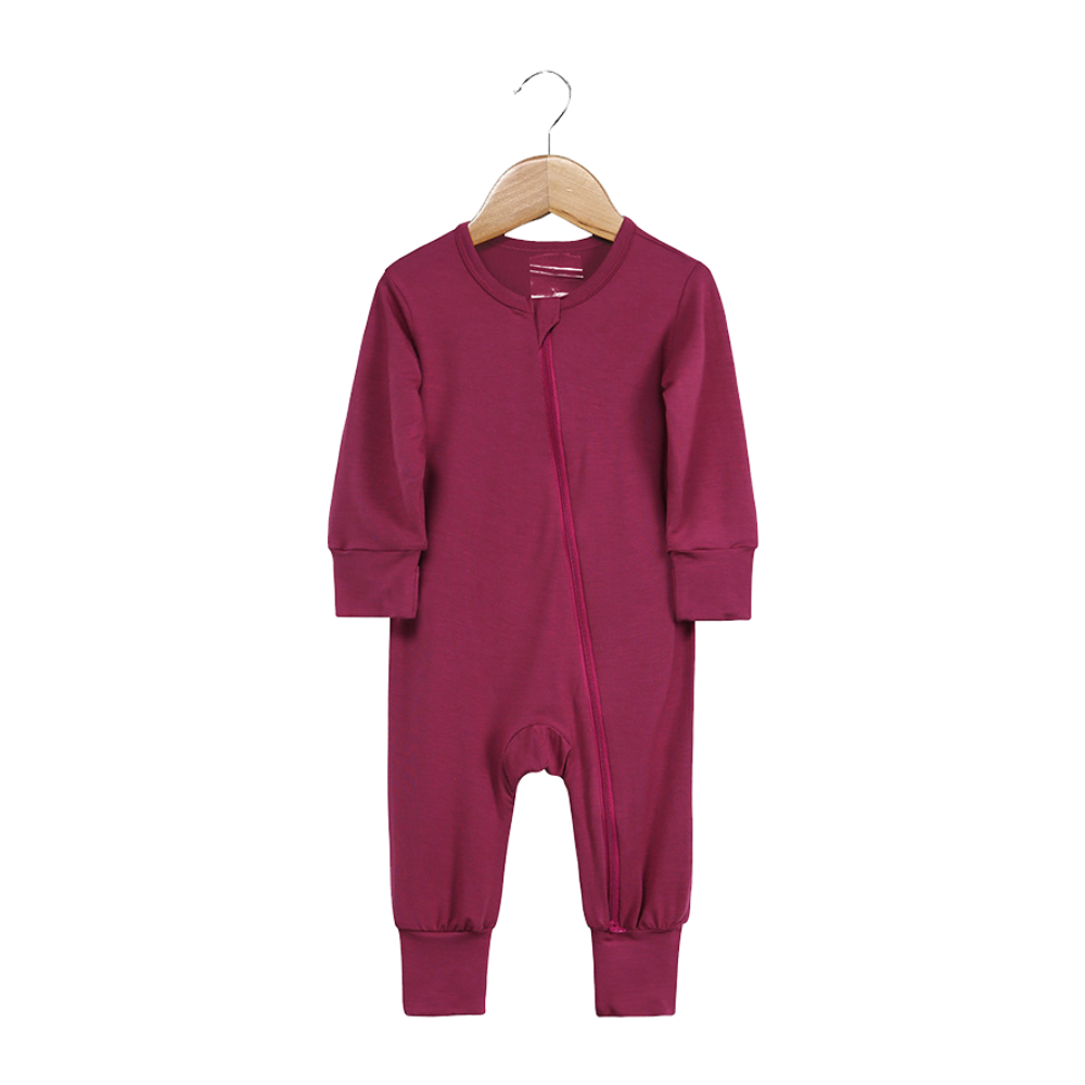Essential Double Zipper Bamboo Sleepsuit