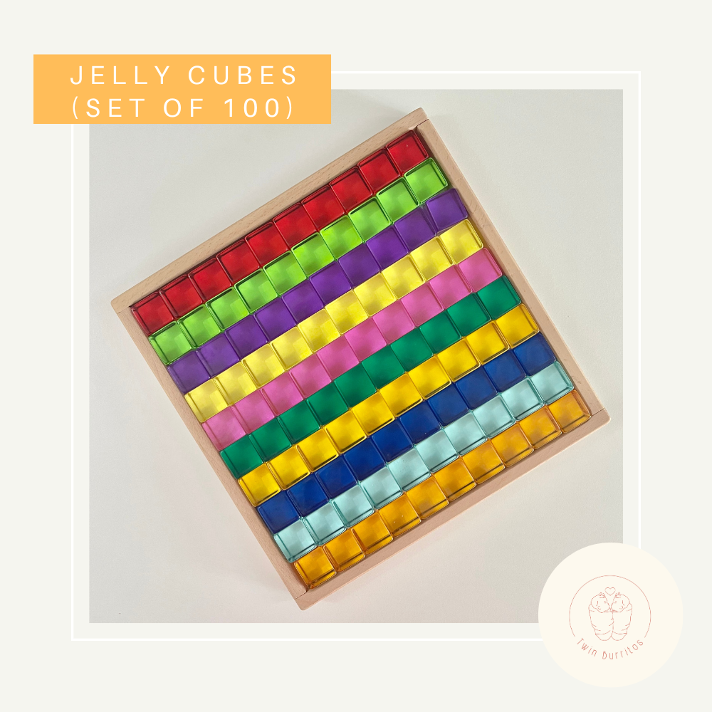 Acrylic Rainbow Cubes