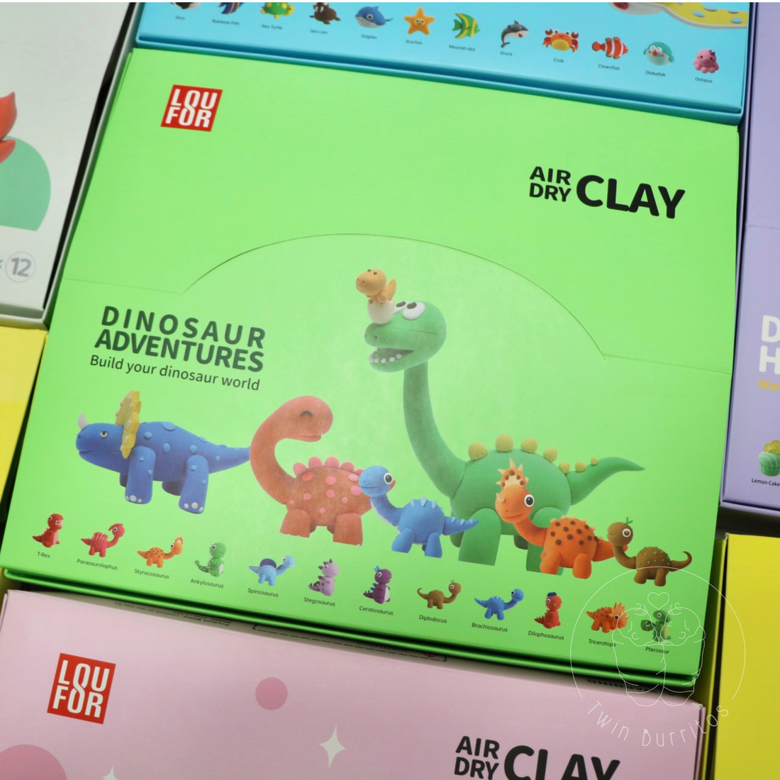 Air Dry Clay - Dinosaur Adventures (12pc set)