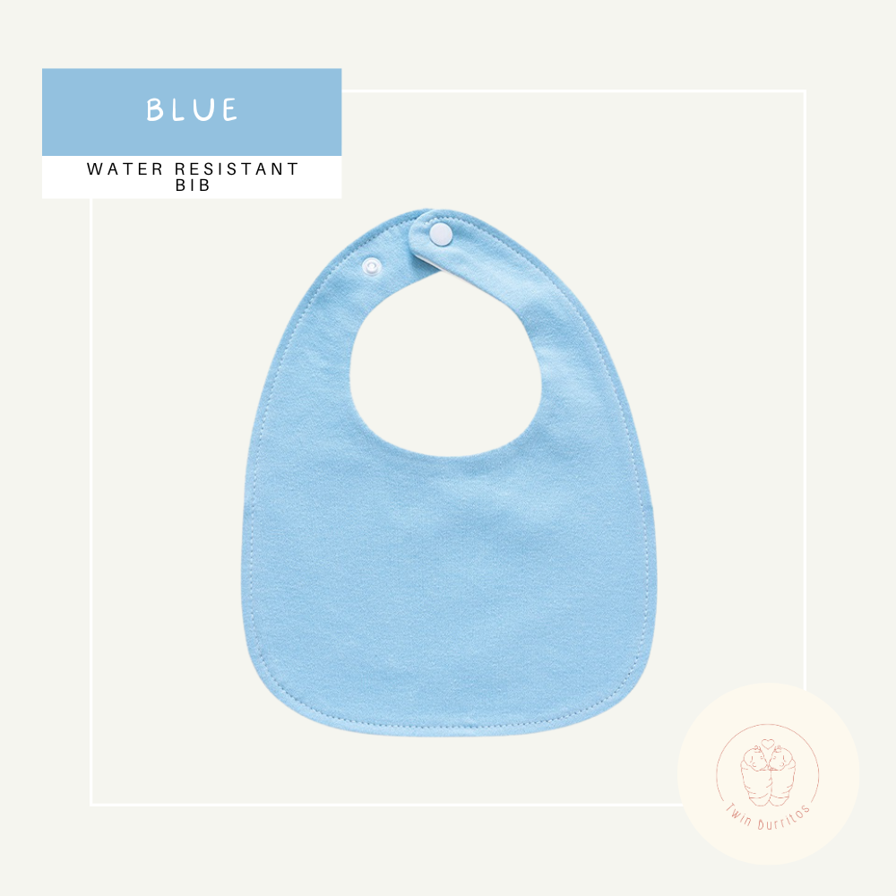 U-Shaped Water Resistant Bib - Solid Colors