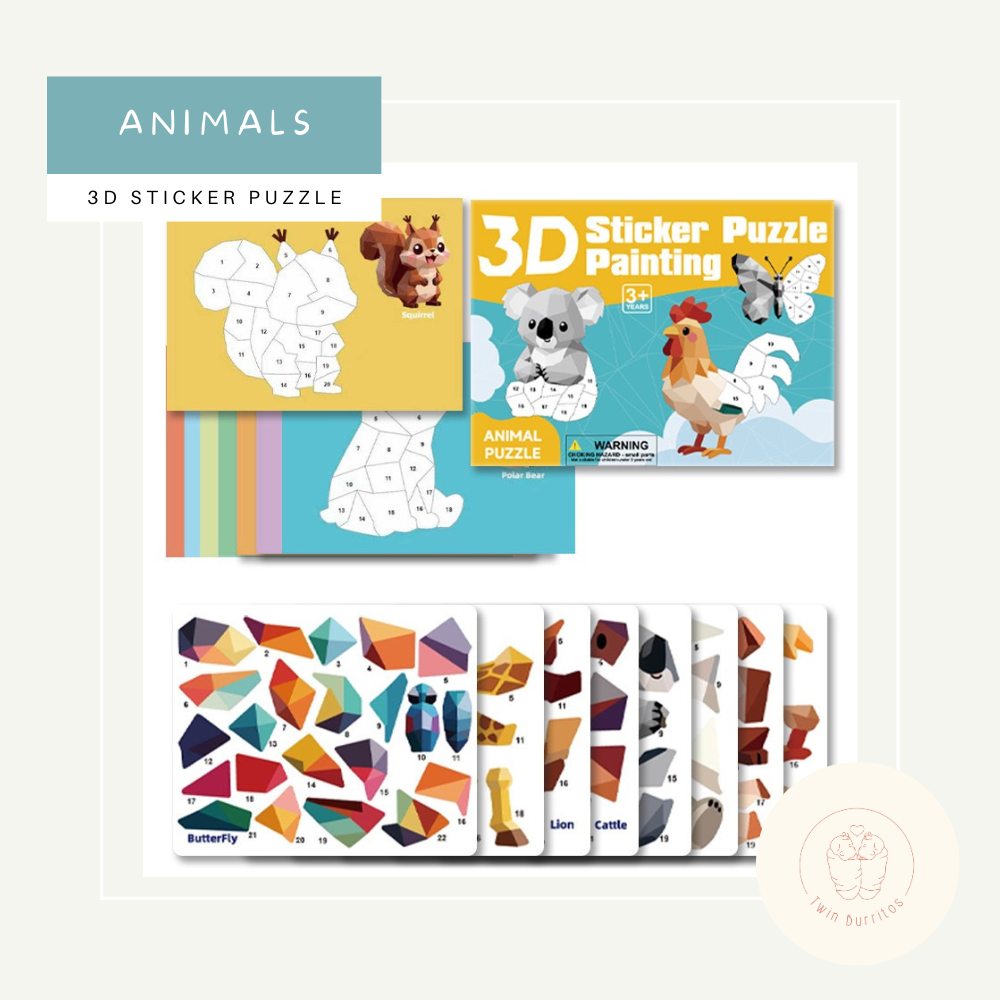 Sticker Puzzle Busy Book (3yo+)