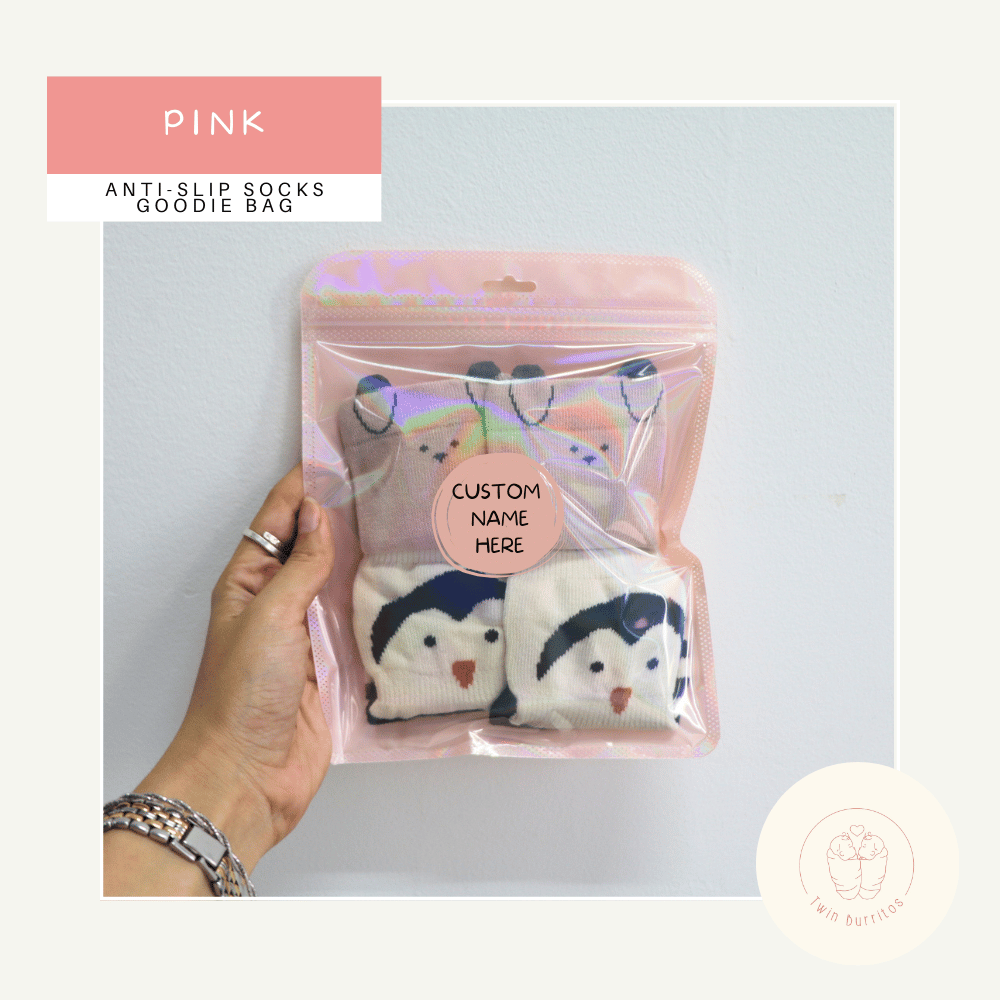 Goodie Bag with Customized Stickers (Min. 8 packs)