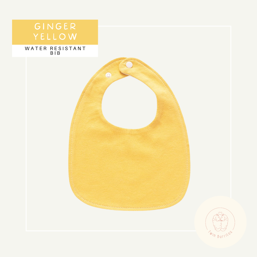 U-Shaped Water Resistant Bib - Solid Colors