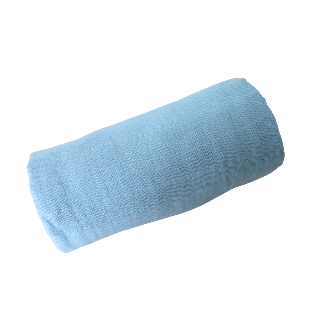 Essential Bamboo Swaddle - Summer Blue