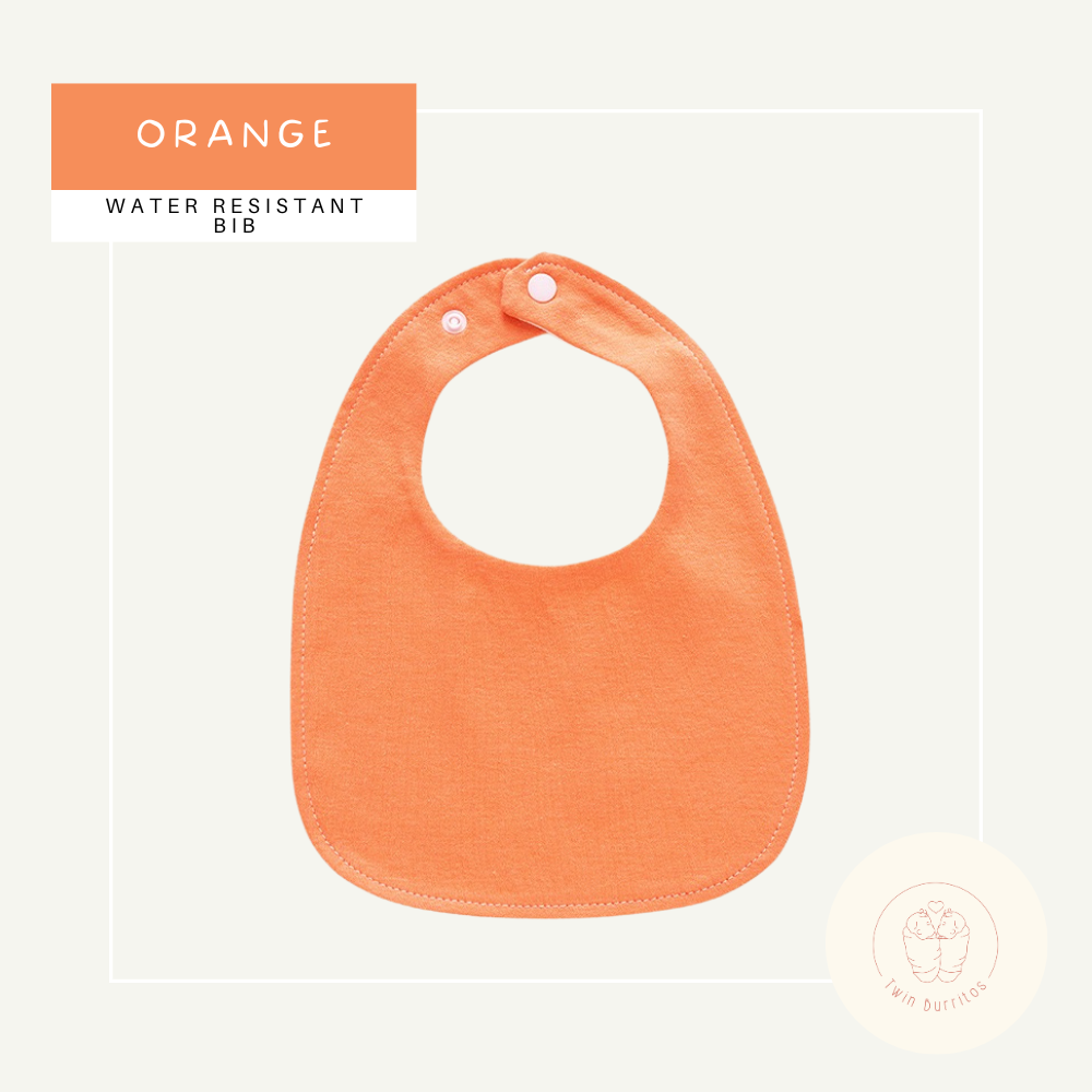 U-Shaped Water Resistant Bib - Solid Colors