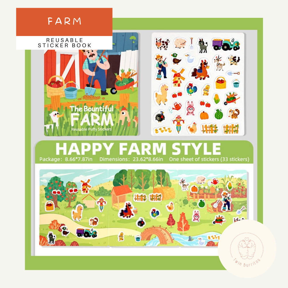 Reusable Sticker Book (2yo+)