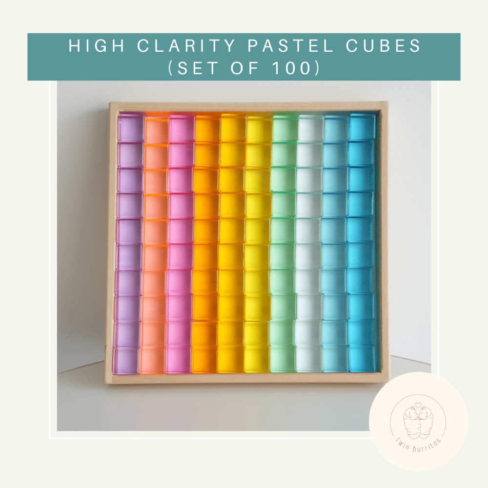 Acrylic Rainbow Cubes