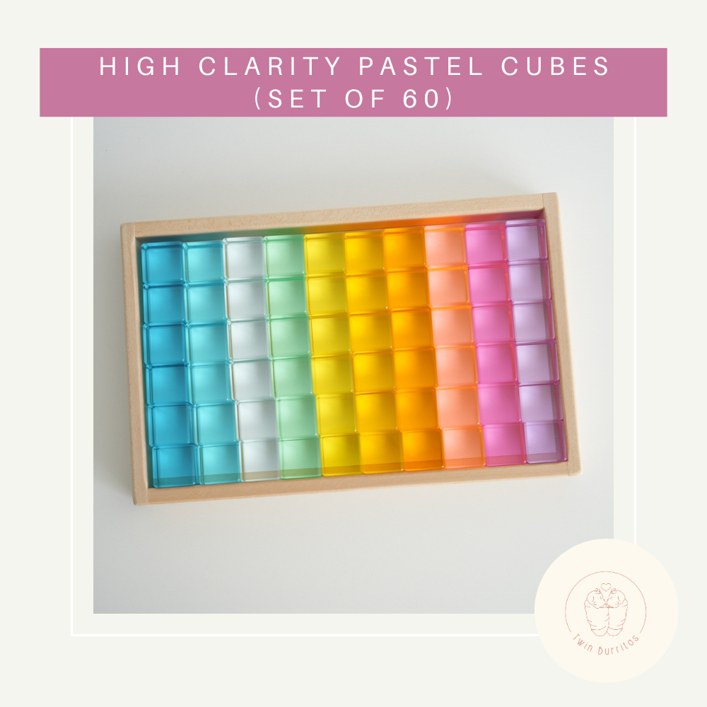 Acrylic Rainbow Cubes