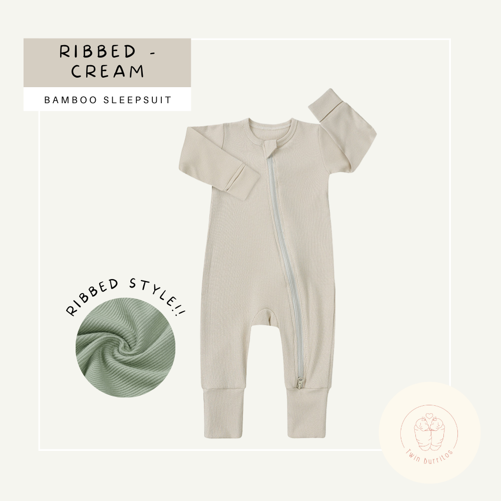 Ribbed Bamboo Sleepsuit (0 to 24 mo)