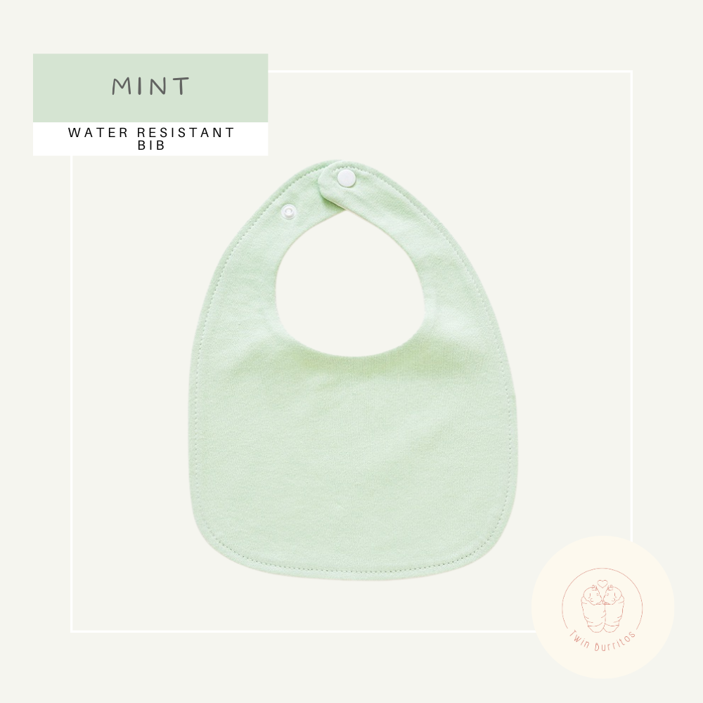 U-Shaped Water Resistant Bib - Solid Colors