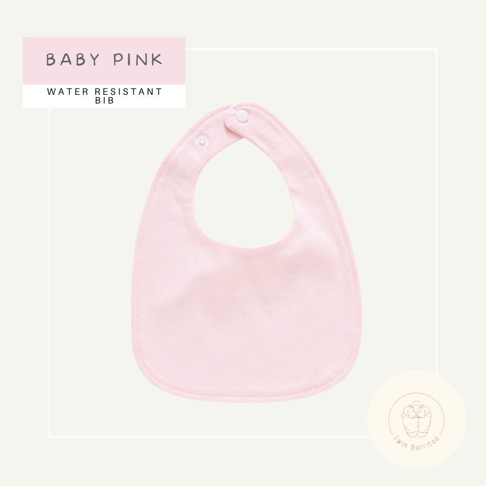 U-Shaped Water Resistant Bib - Solid Colors