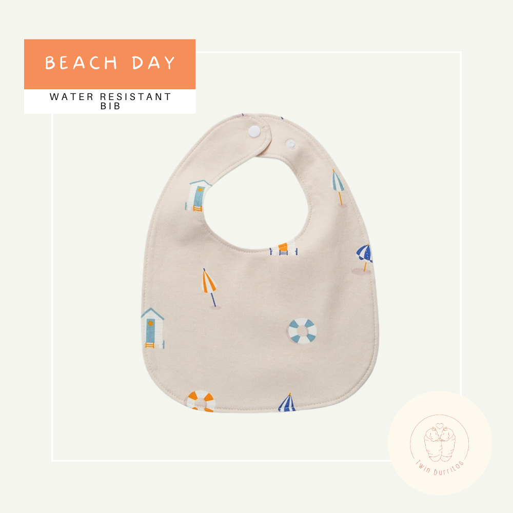 U-Shaped Water Resistant Bib - Printed