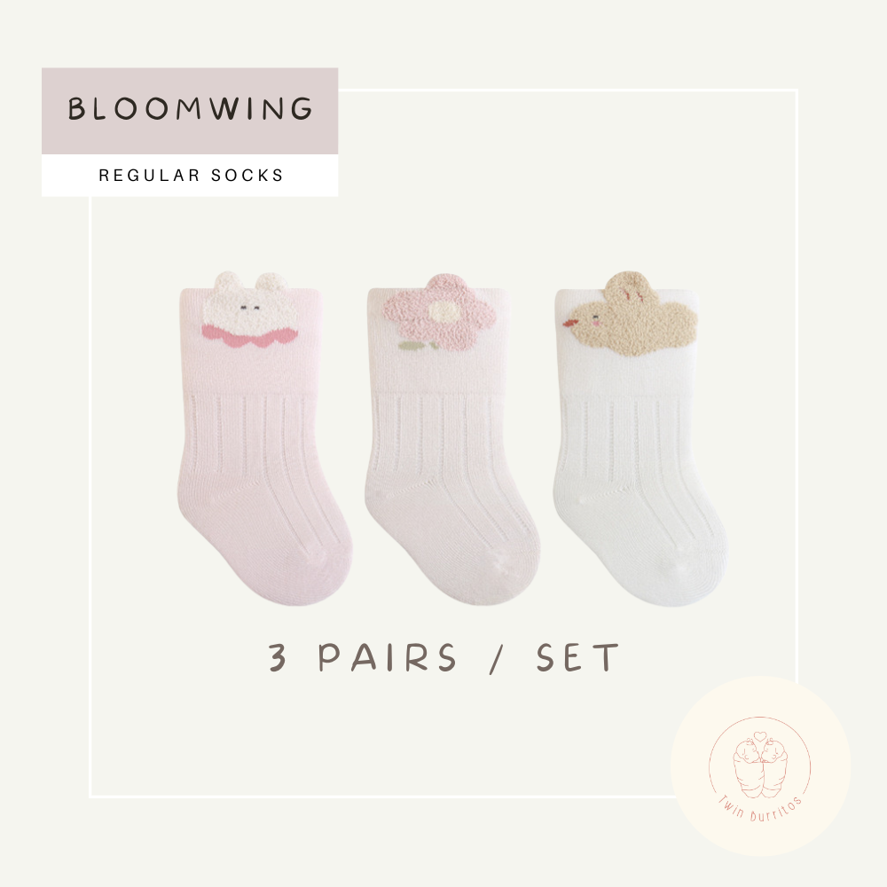 Baby & Kids Socks 3 Pairs Set (0–5 Years) | Snuggly Buddies