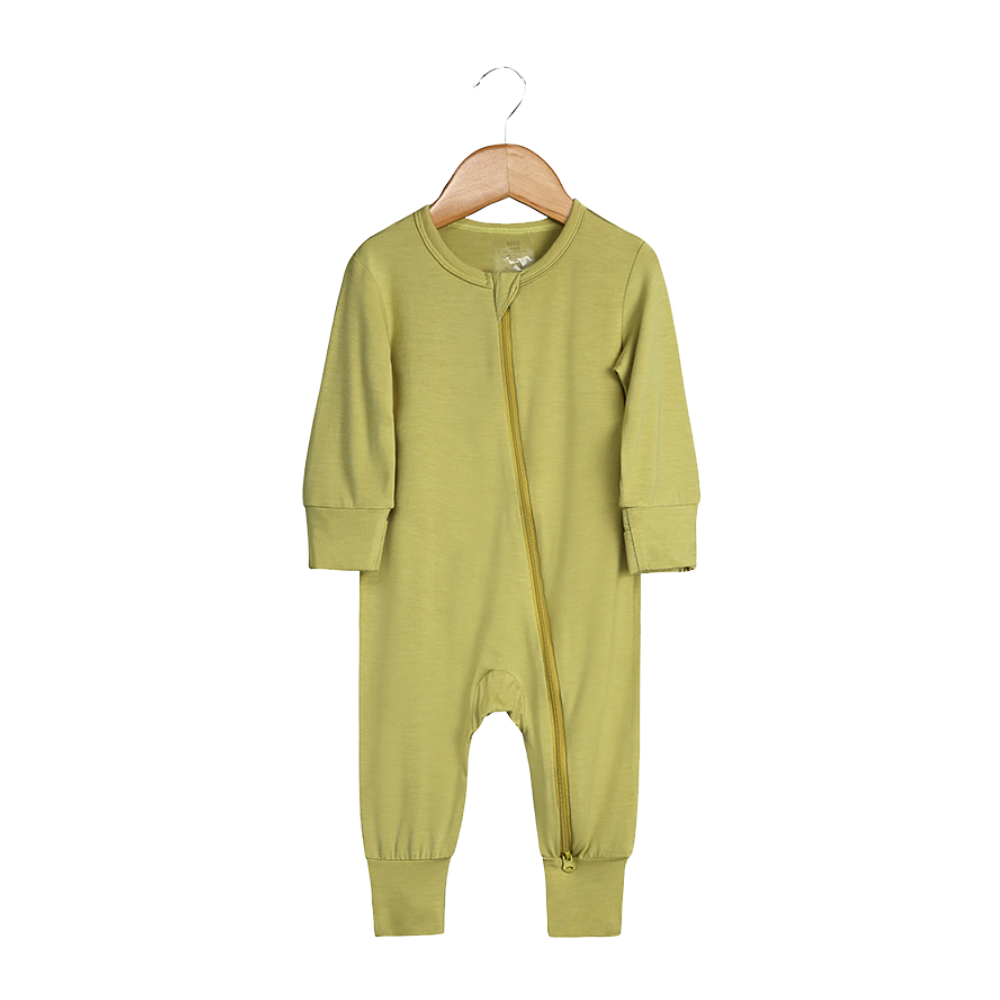 Essential Double Zipper Bamboo Sleepsuit