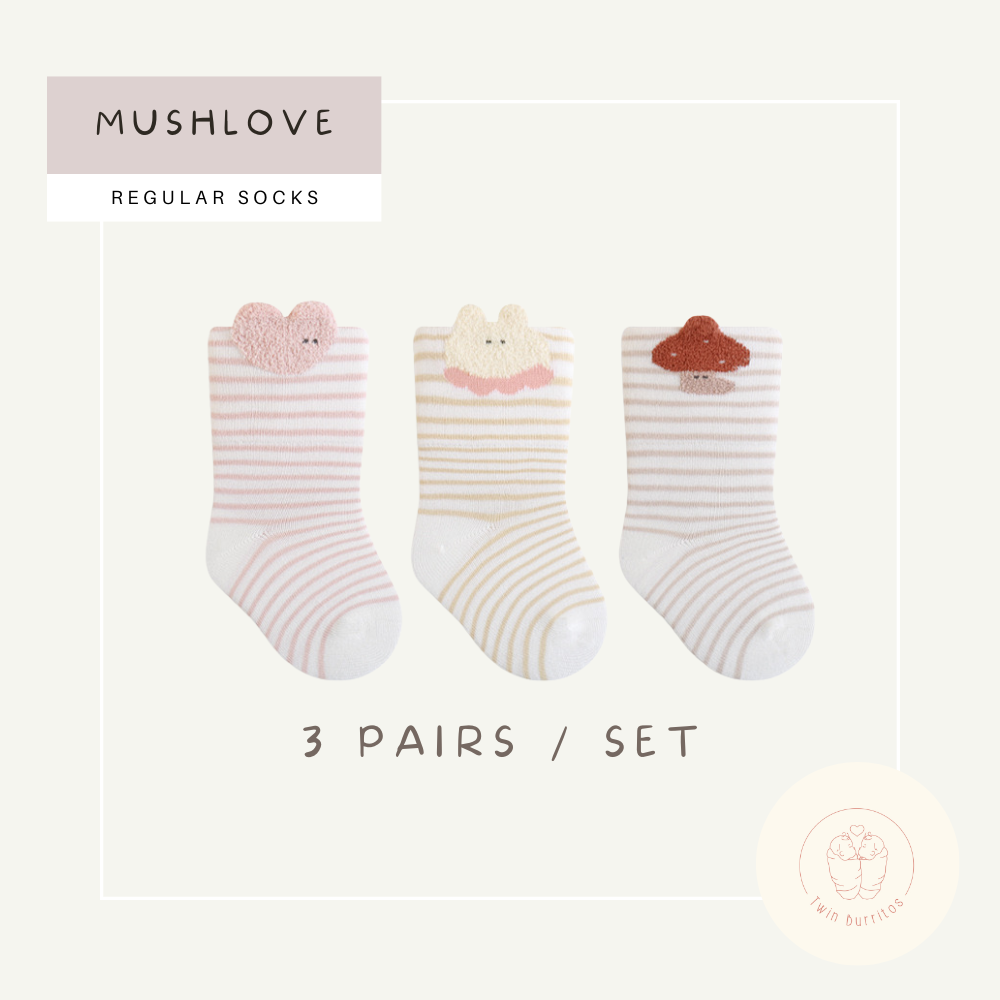 Baby & Kids Socks 3 Pairs Set (0–5 Years) | Snuggly Buddies