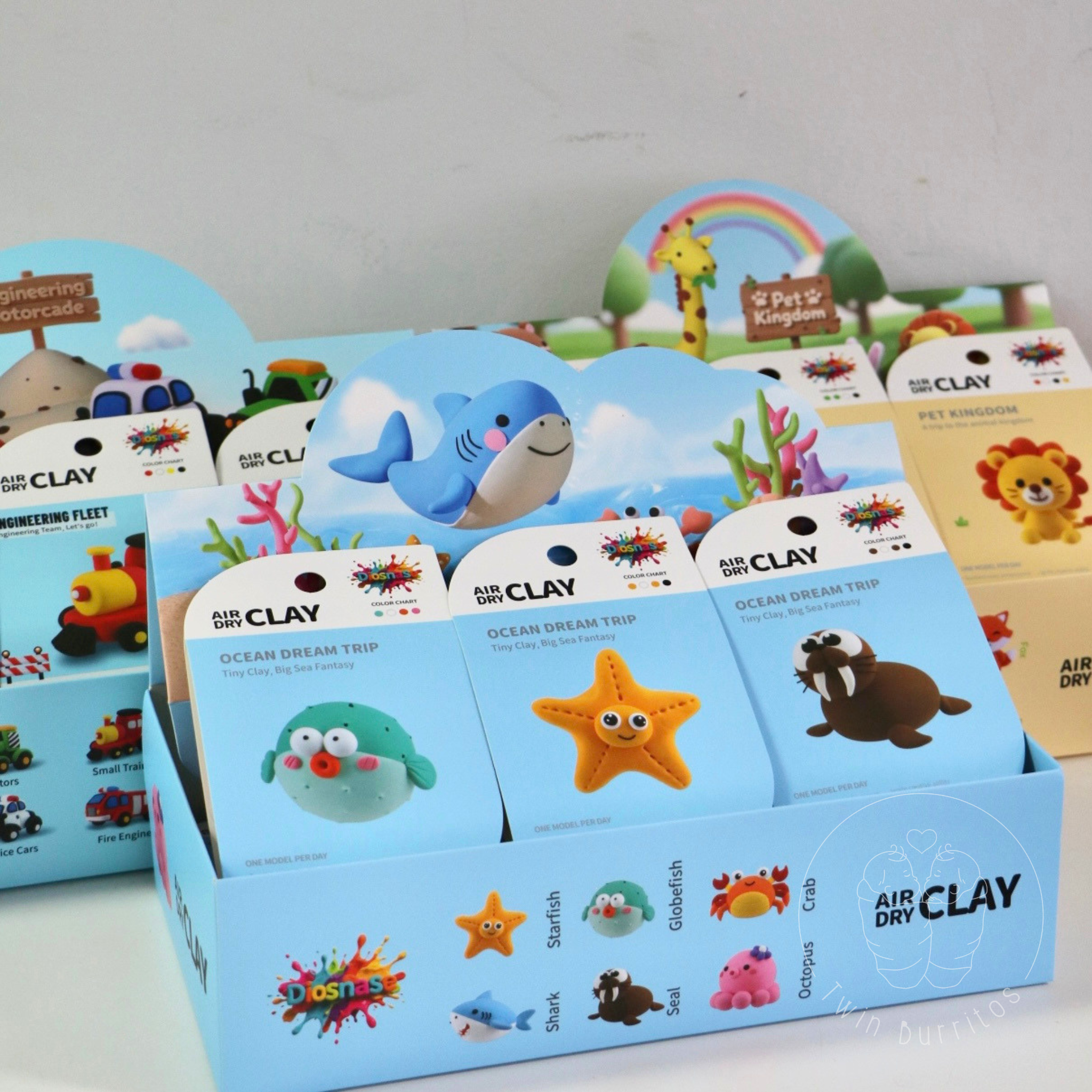 Air Dry Clay - Ocean (6pc set)