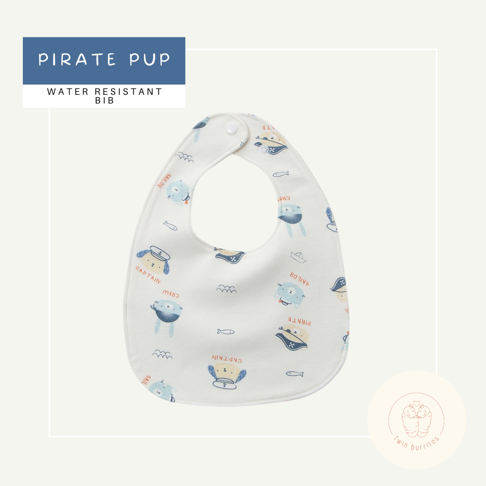 U-Shaped Water Resistant Bib - Printed