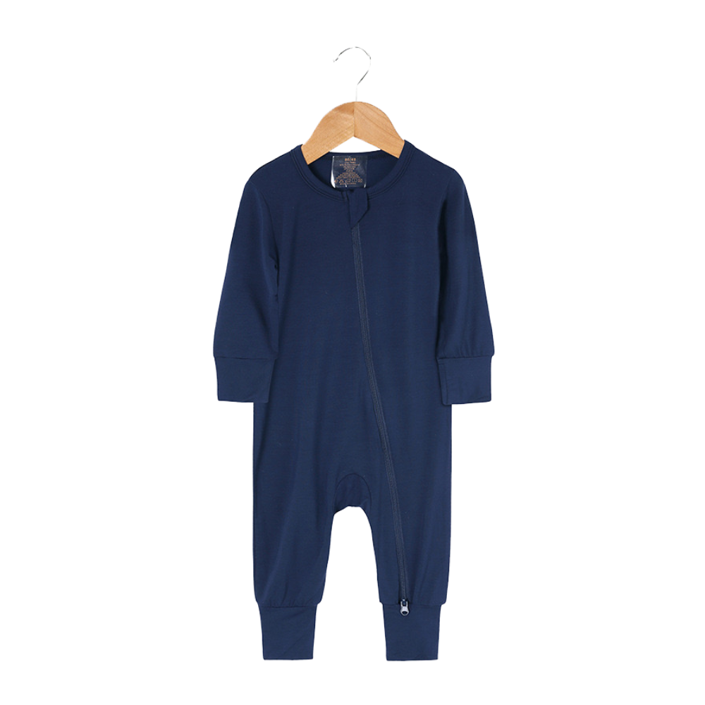 Essential Double Zipper Bamboo Sleepsuit
