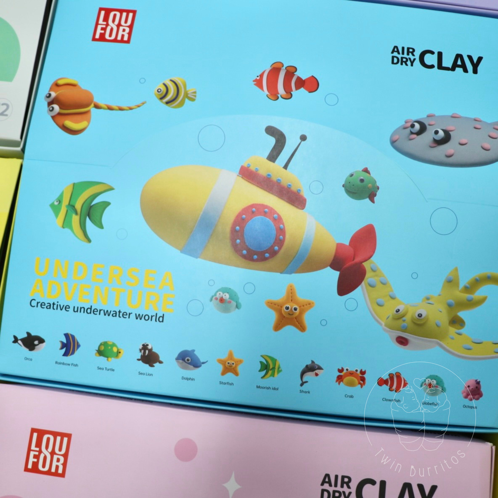 Air Dry Clay - Undersea Adventures (12pc set)