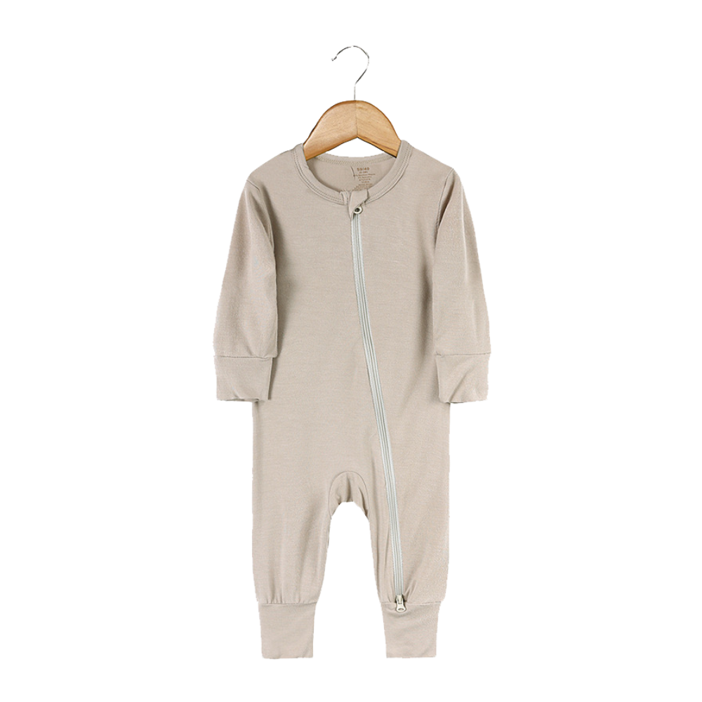 Essential Double Zipper Bamboo Sleepsuit