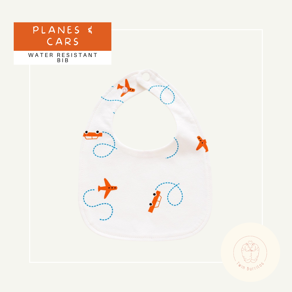 U-Shaped Water Resistant Bib - Printed