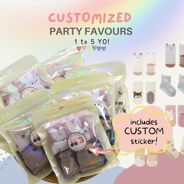 Goodie Bag with Customized Stickers (Min. 8 packs)