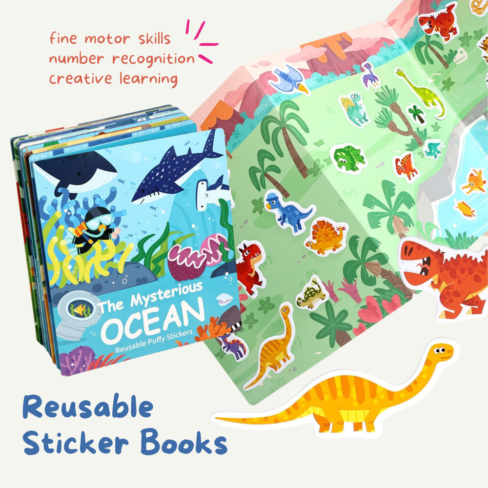 Reusable Sticker Book (2yo+)