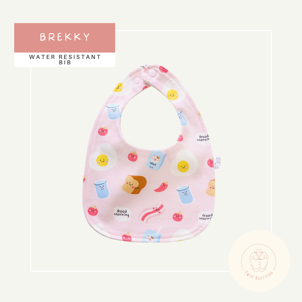 U-Shaped Water Resistant Bib - Printed
