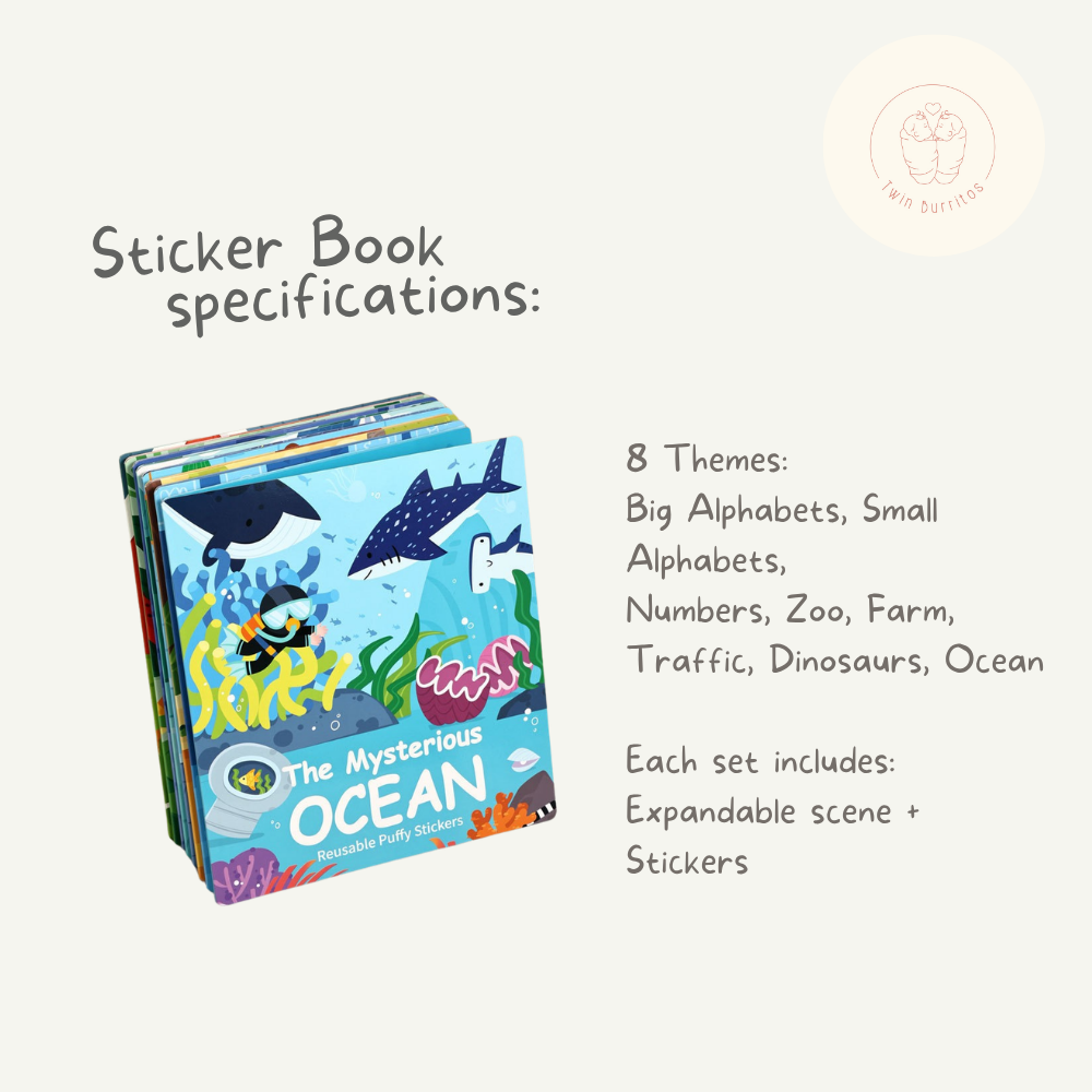Reusable Sticker Book (2yo+)