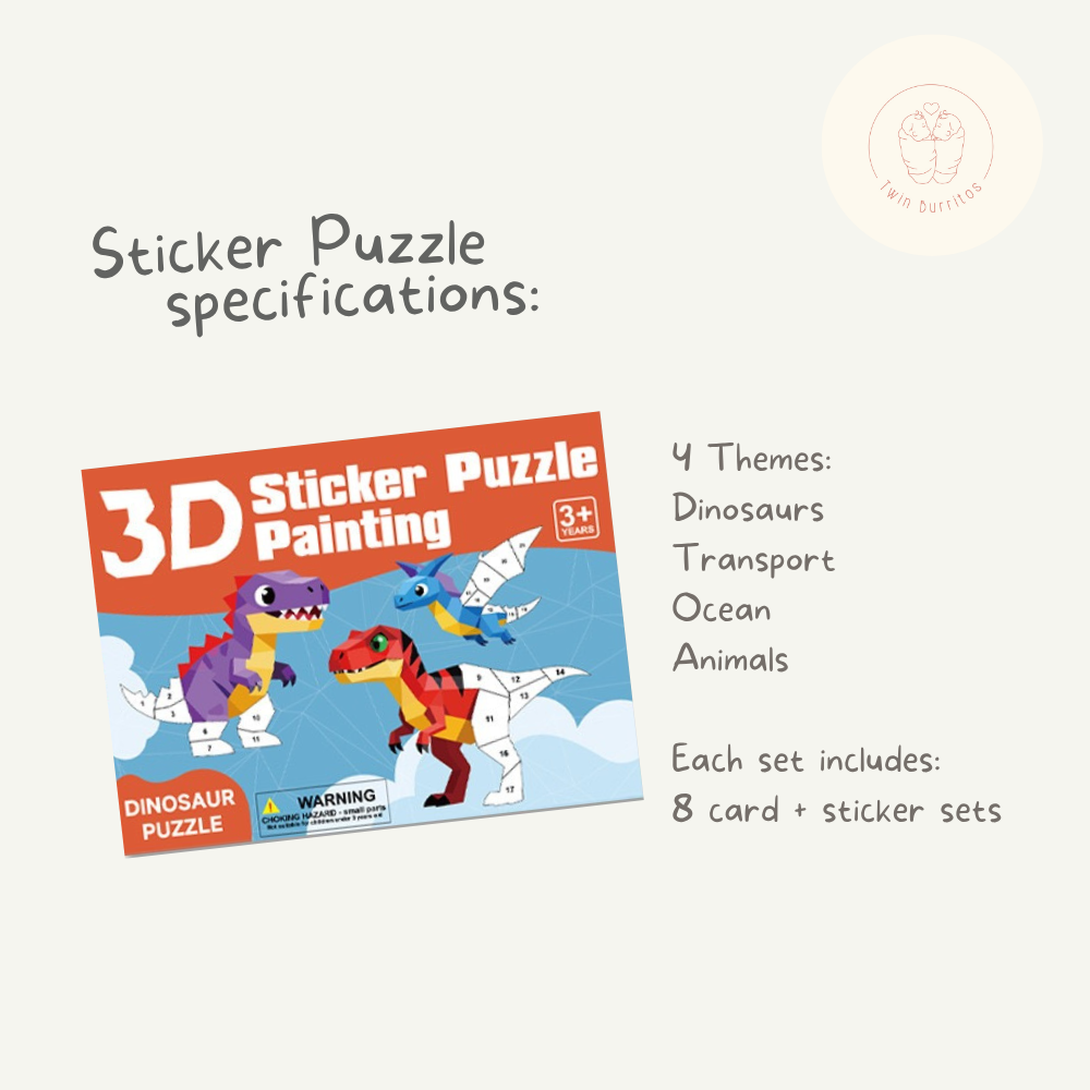 Sticker Puzzle Busy Book (3yo+)