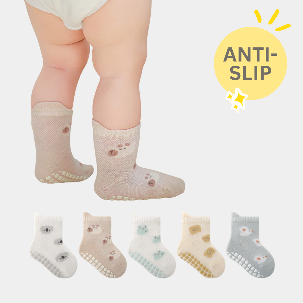 Anti-Slip Socks | Mesh Mix (5 Designs)