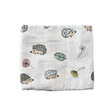 Essential Bamboo Swaddle - Hedgehog