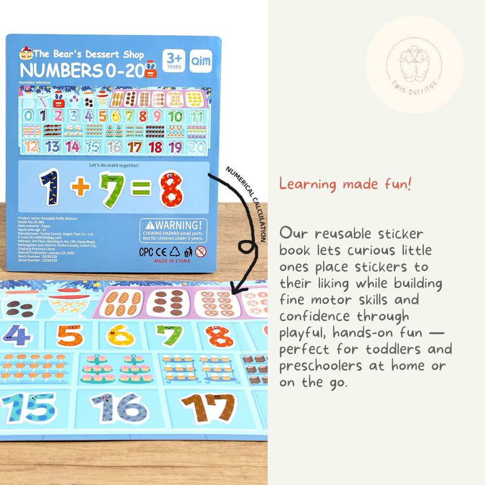 Reusable Sticker Book (2yo+)