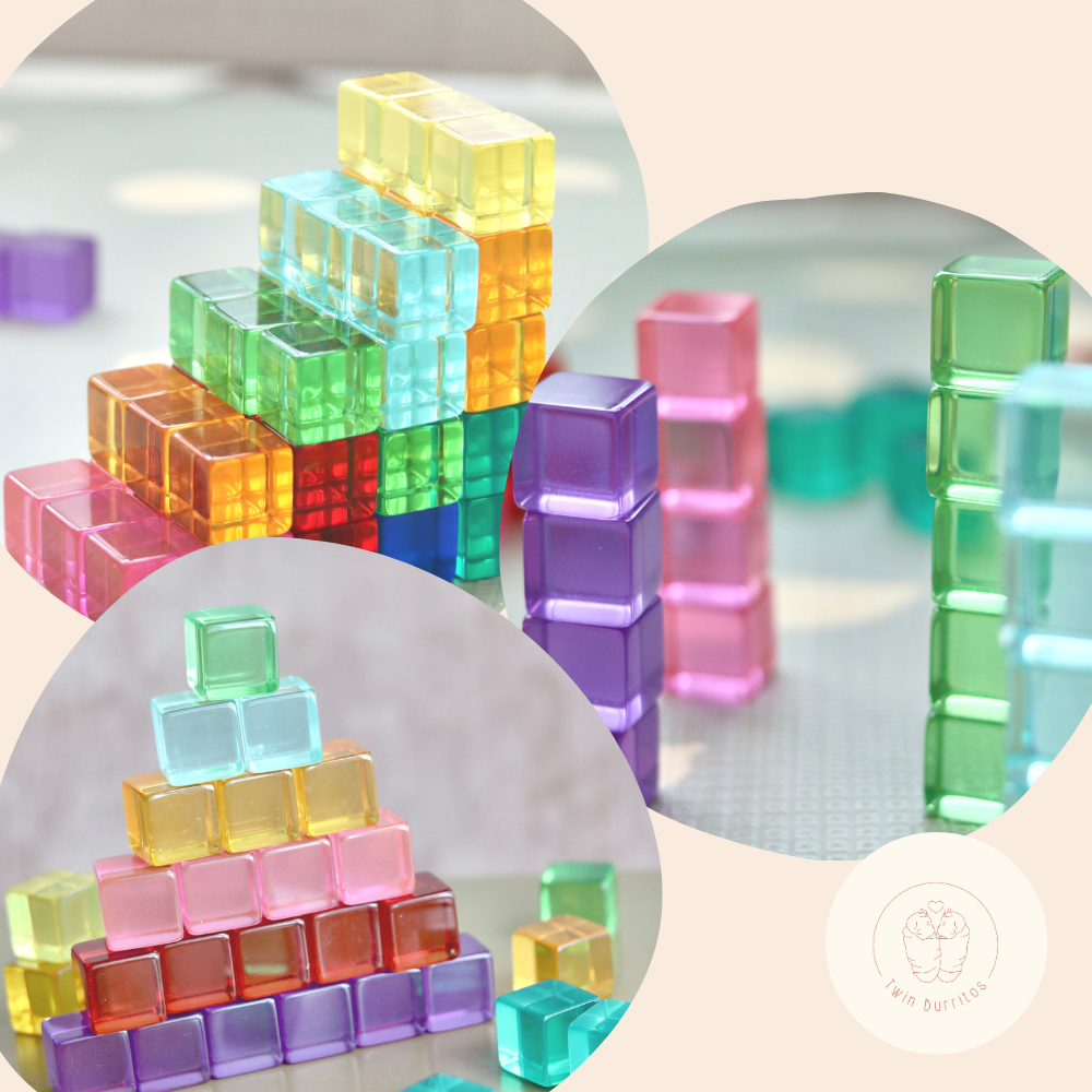 Acrylic Rainbow Cubes