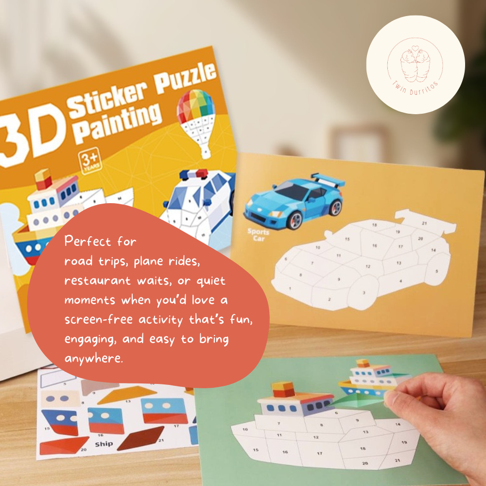 Sticker Puzzle Busy Book (3yo+)