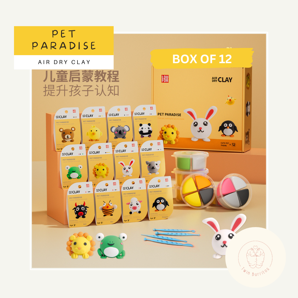 Air Dry Clay - Pets Paradise (12pc set)