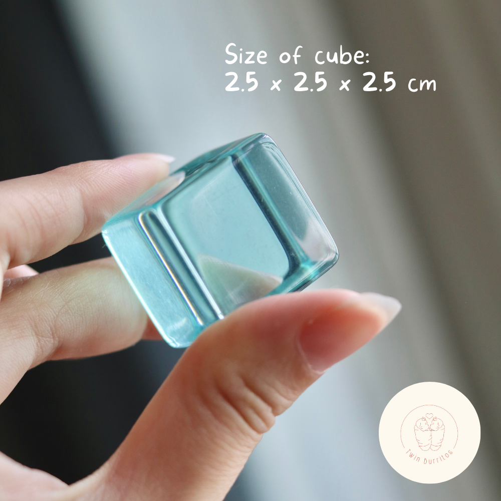Acrylic Rainbow Cubes