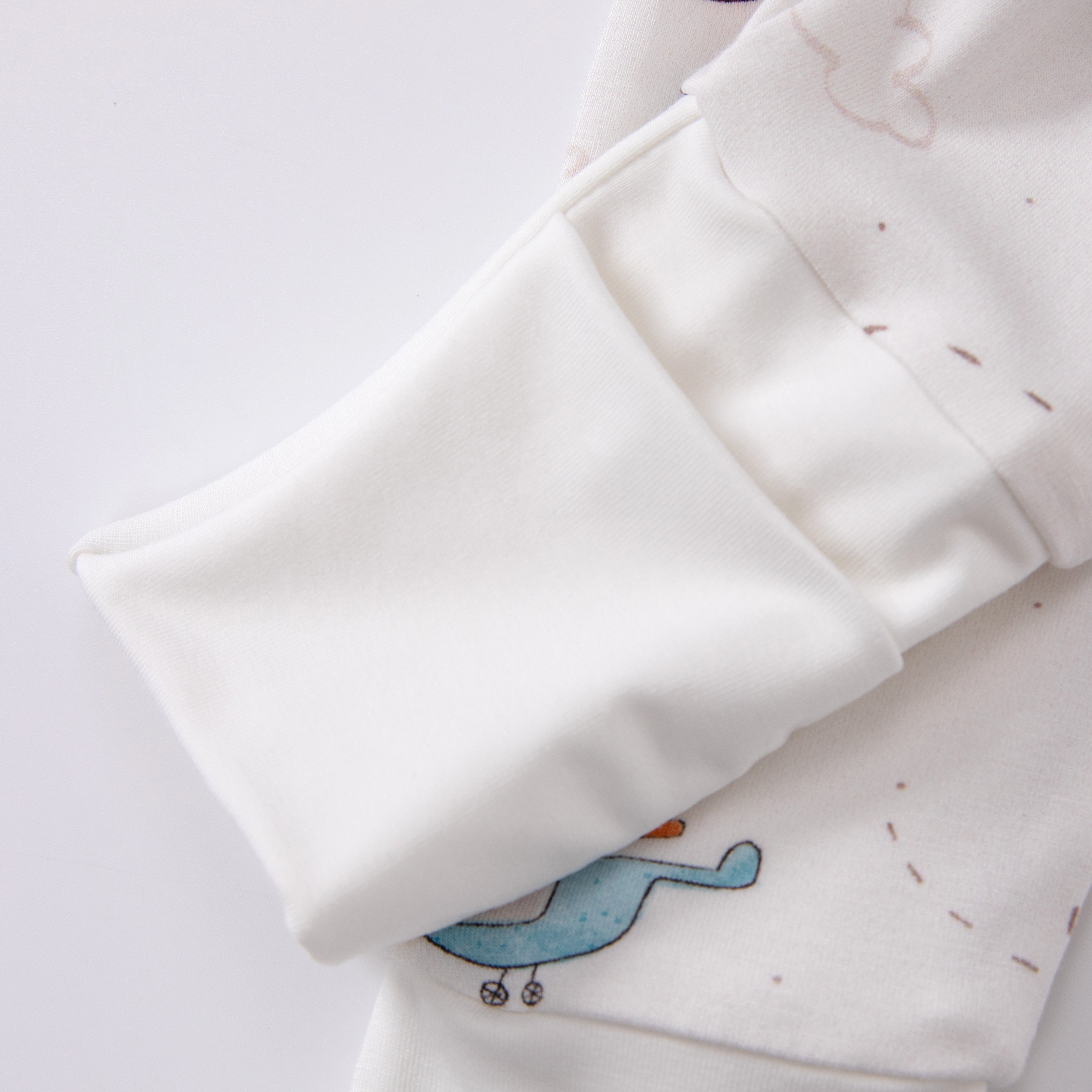 Little Pilot - Double Zipper Bamboo Sleepsuit