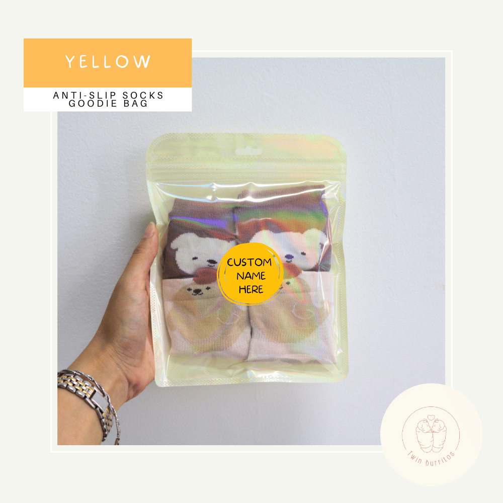 Goodie Bag with Customized Stickers (Min. 8 packs)