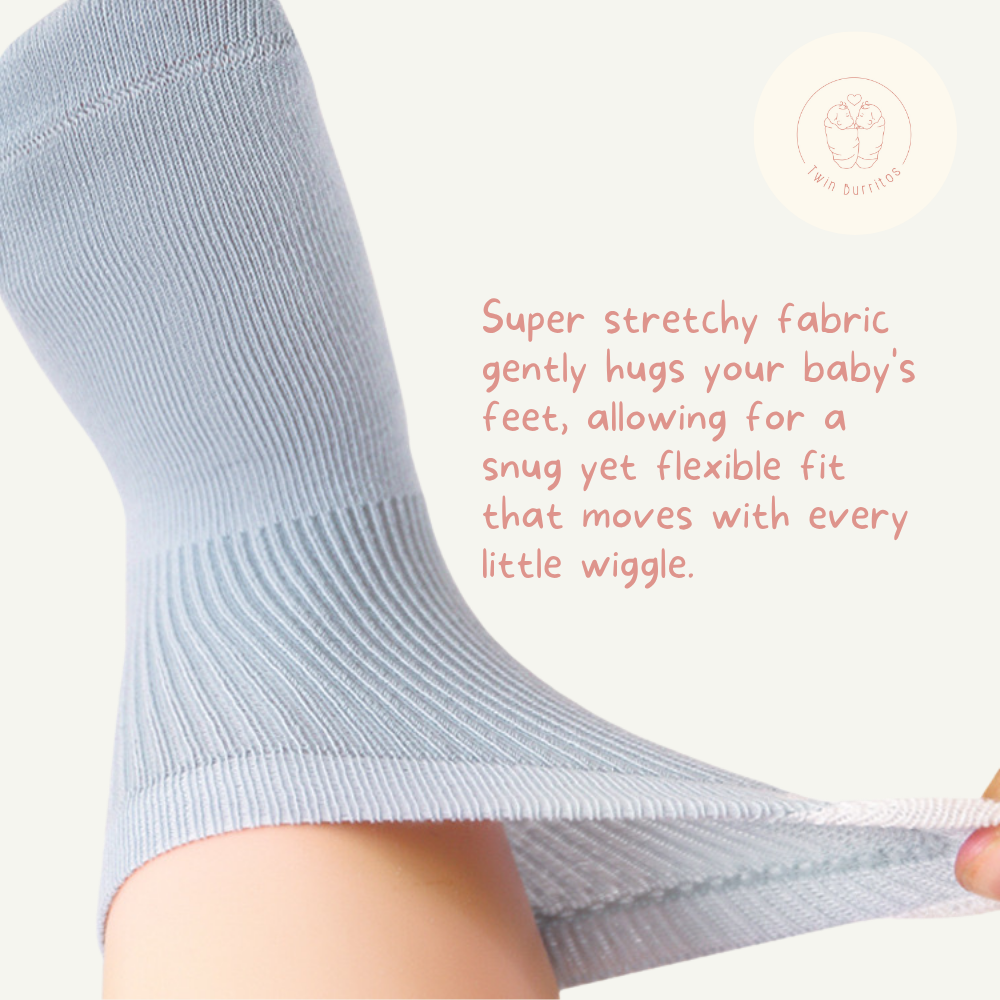 Baby & Kids Socks 3 Pairs Set (0–5 Years) | Simple Mix