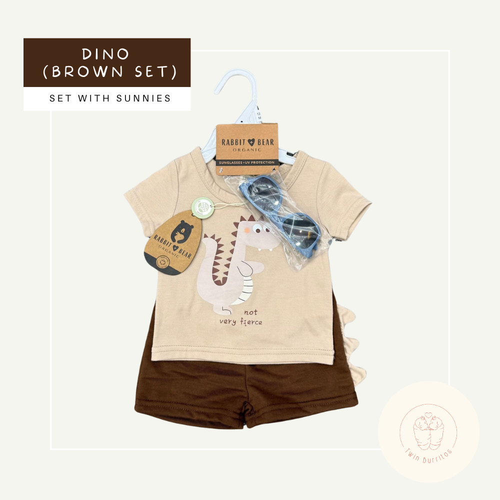 3-pc Dinosaur Set with Sunnies