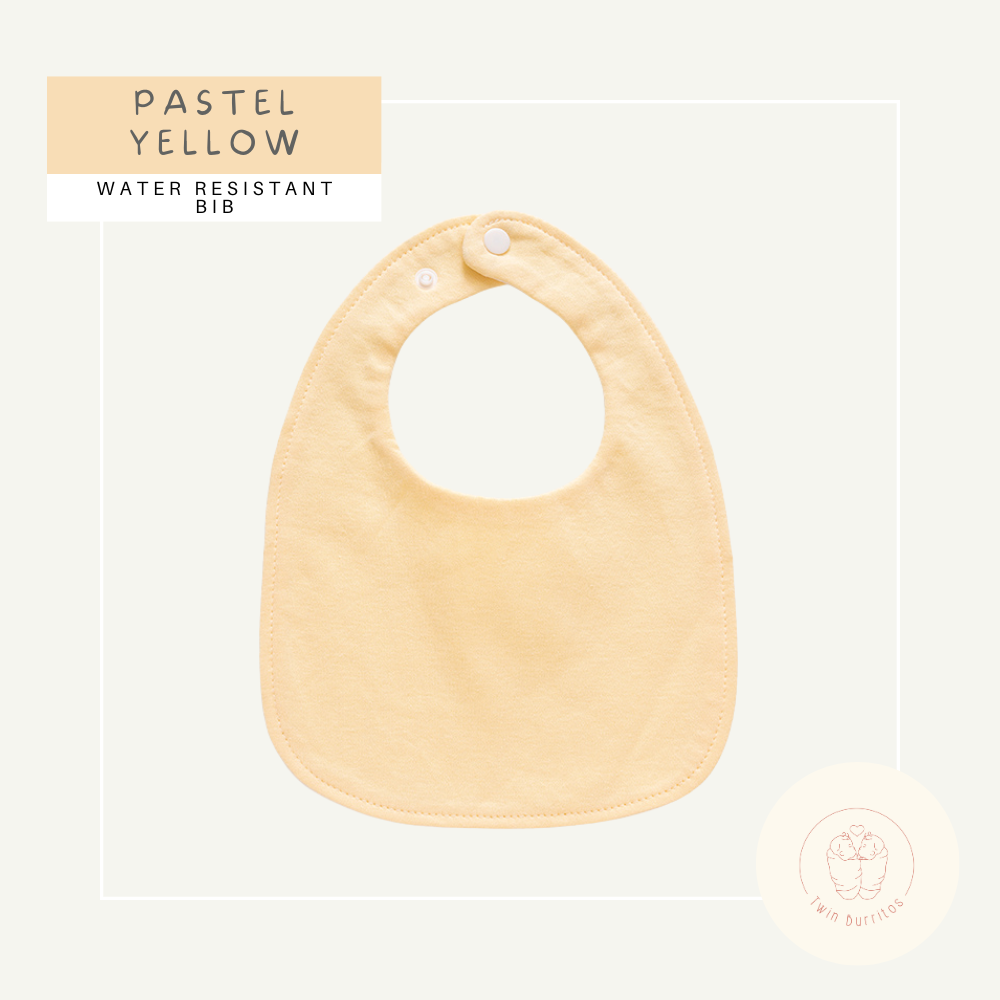 U-Shaped Water Resistant Bib - Solid Colors
