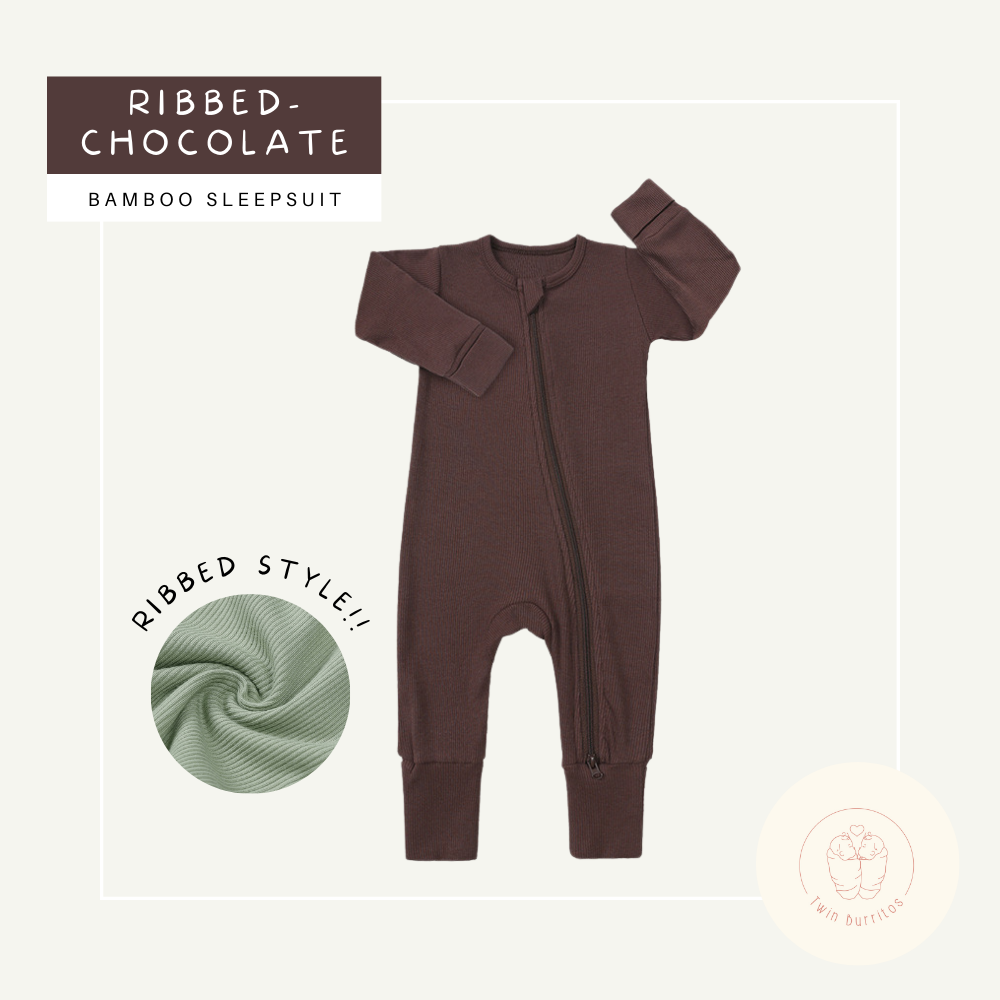 Ribbed Bamboo Sleepsuit (0 to 24 mo)