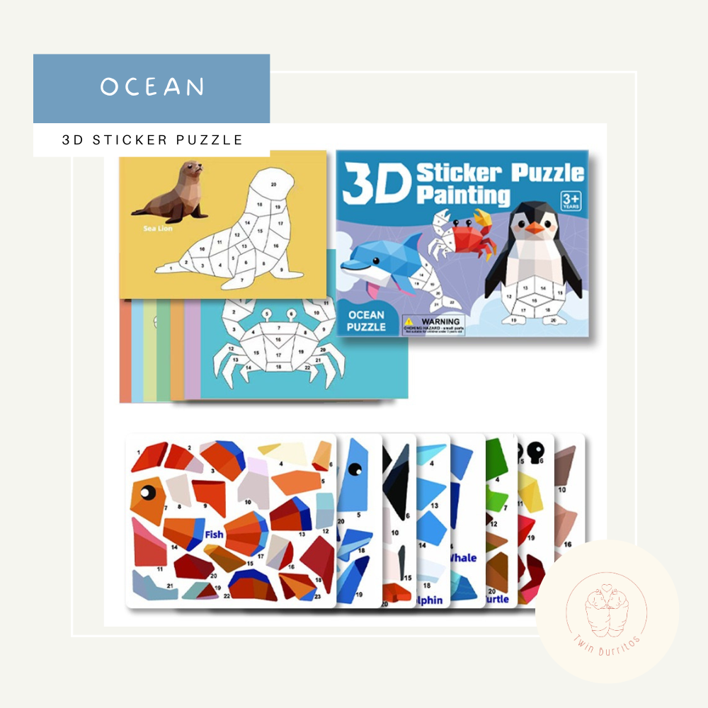 Sticker Puzzle Busy Book (3yo+)