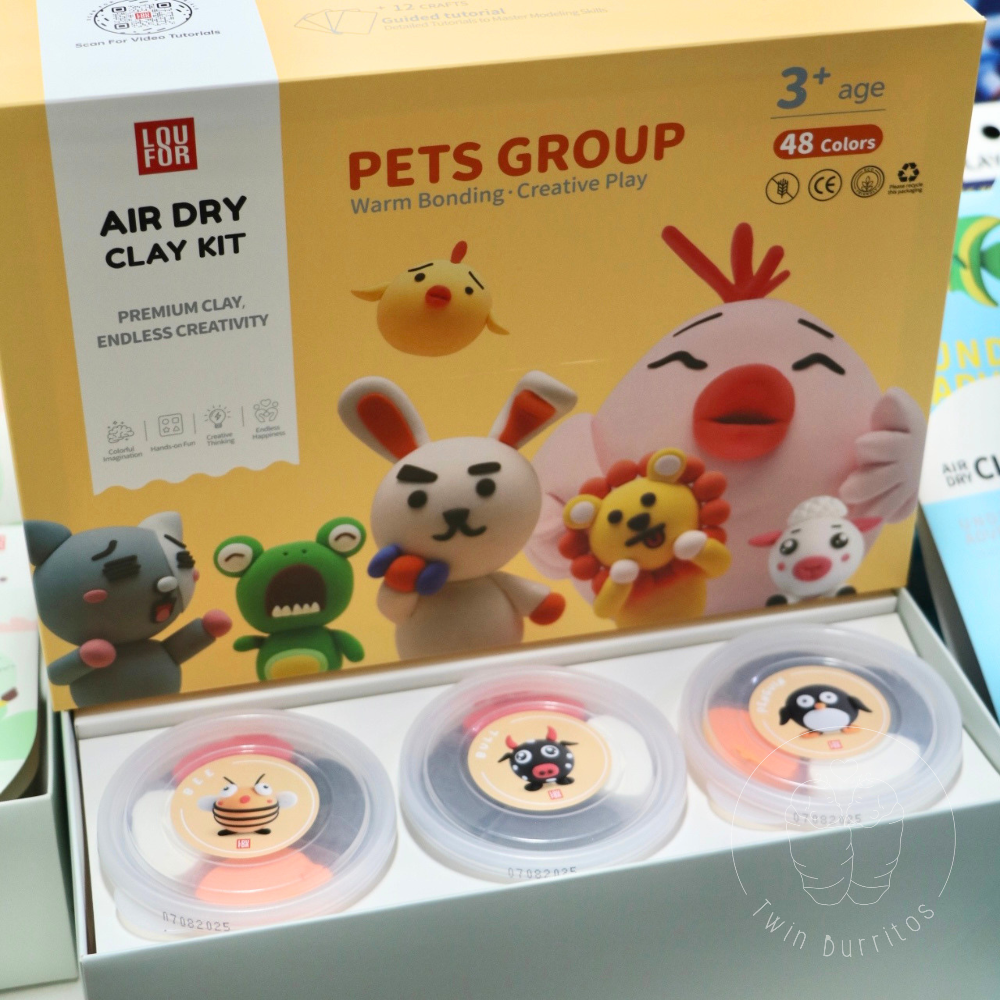 Air Dry Clay - Pets Group (12pc set)