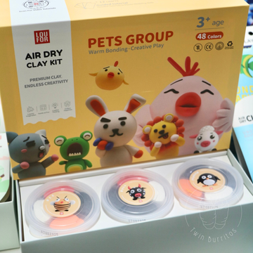 Air Dry Clay - Pets Group (12pc set)